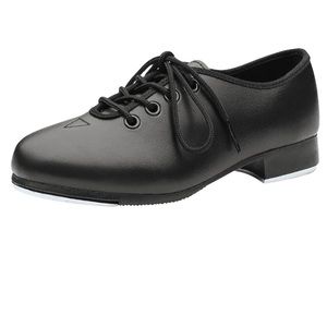 Dance Now Children's Black Student Jazz Tap Shoes